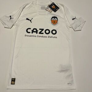 Puma Valencia CF Adult Home Jersey 2022/23 766181 01 WHITE/BLACK